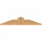 Ekena Millwork Portland Smooth Timber Gable Bracket, Western Red Cedar, 36"W x 9"H x 1 1/2"D x 5 1/2"F, 6/12 Pitch GBW036X09X0206POR00SWR - alternate 3